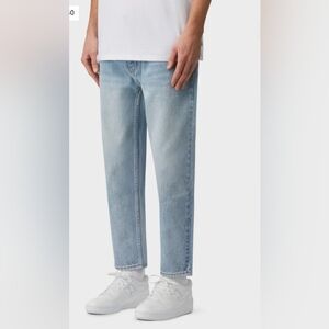 Men's Light Blue 90’s Cropped Jeans